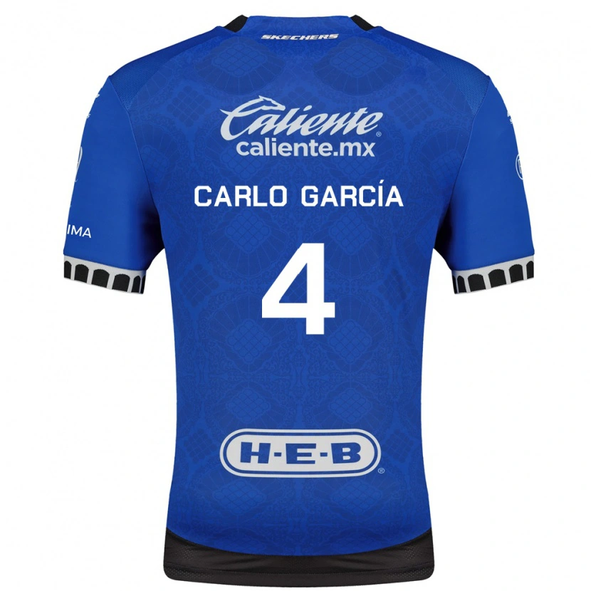 Danxen Dámské Carlo García #4 Královsky Modrá Bílá Černá Daleko Hráčské Dresy 2026/27 Dres