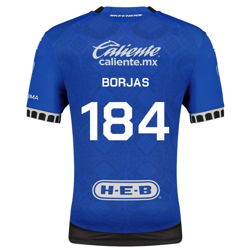 Danxen Dámské Daniel Borjas #184 Královsky Modrá Bílá Černá Daleko Hráčské Dresy 2026/27 Dres