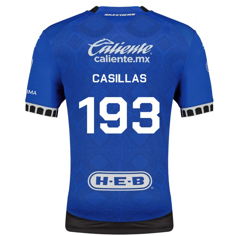 Danxen Dámské Mauricio Casillas #193 Královsky Modrá Bílá Černá Daleko Hráčské Dresy 2026/27 Dres