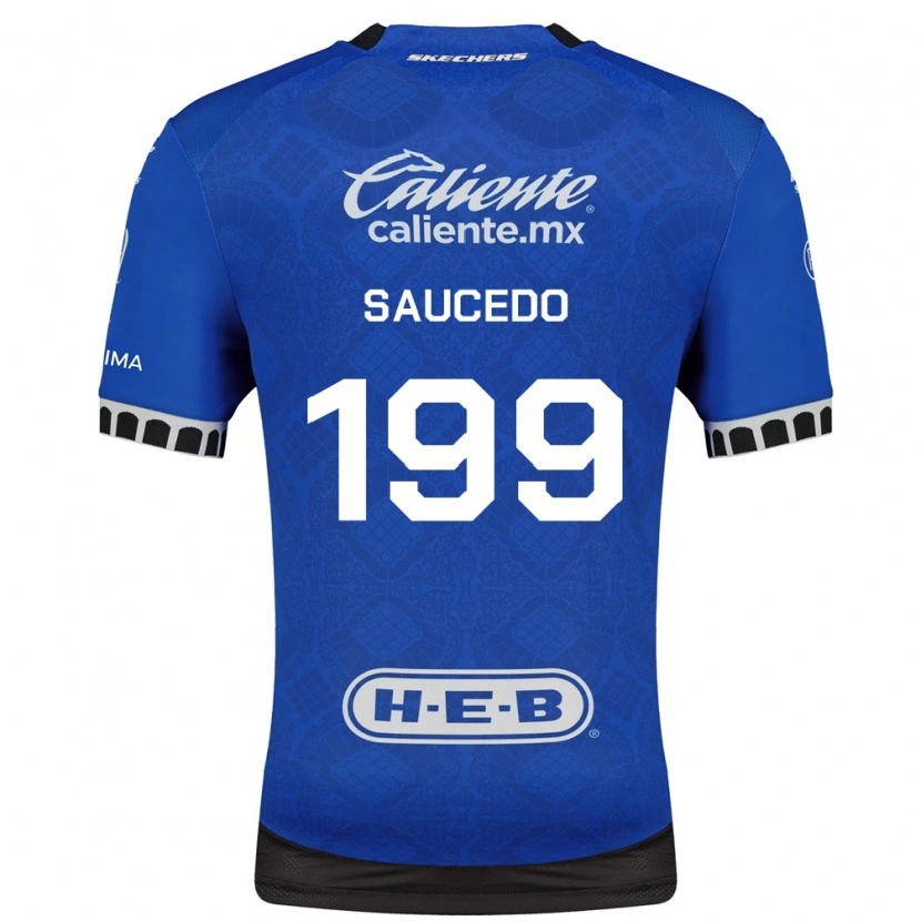 Danxen Dámské Christian Saucedo #199 Královsky Modrá Bílá Černá Daleko Hráčské Dresy 2026/27 Dres