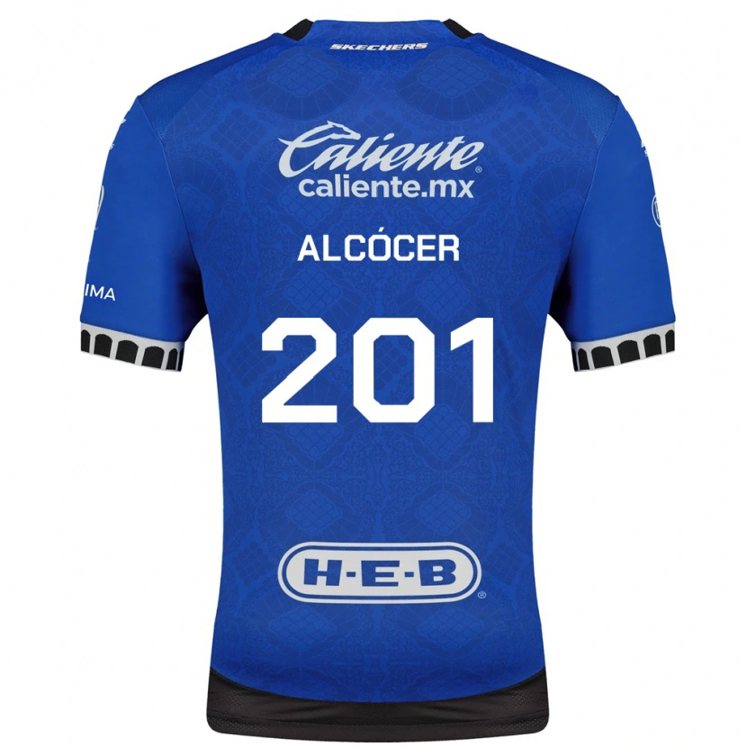 Danxen Dámské Julián Alcócer #201 Královsky Modrá Bílá Černá Daleko Hráčské Dresy 2026/27 Dres
