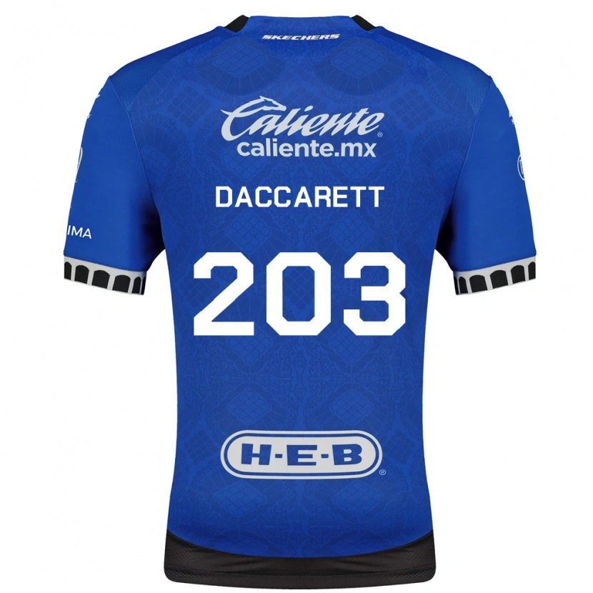 Danxen Dámské Juan Daccarett #203 Královsky Modrá Bílá Černá Daleko Hráčské Dresy 2026/27 Dres