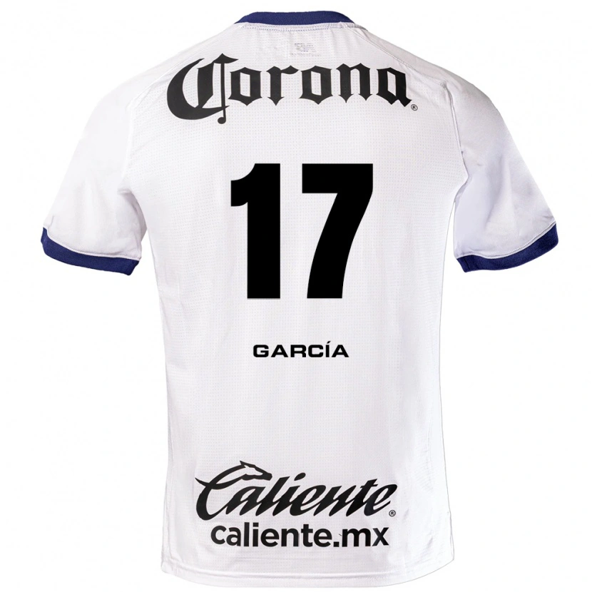 Danxen Dámské Brian García #17 Bílá Modrá Černá Daleko Hráčské Dresy 2026/27 Dres