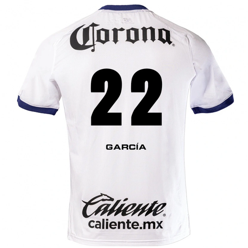 Danxen Dámské Luis García #22 Bílá Modrá Černá Daleko Hráčské Dresy 2026/27 Dres