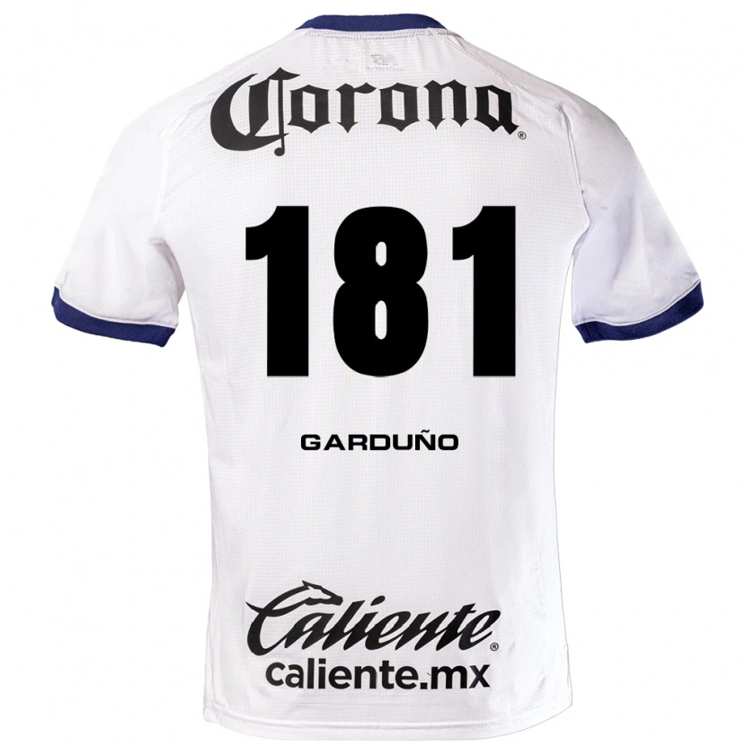 Danxen Dámské Carlos Garduño #181 Bílá Modrá Černá Daleko Hráčské Dresy 2026/27 Dres