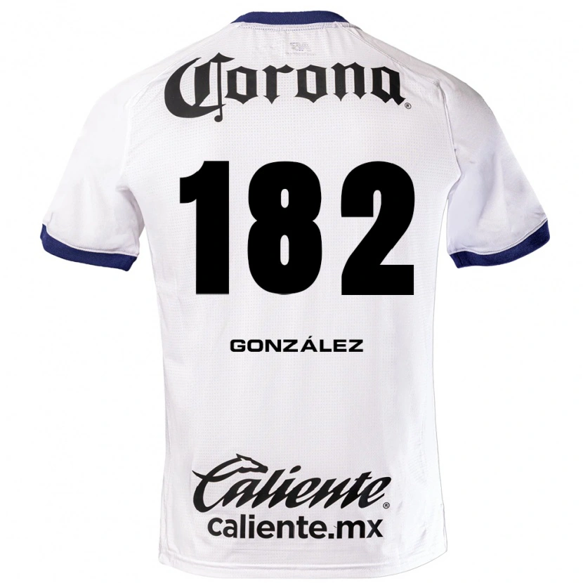 Danxen Dámské Enrique González #182 Bílá Modrá Černá Daleko Hráčské Dresy 2026/27 Dres