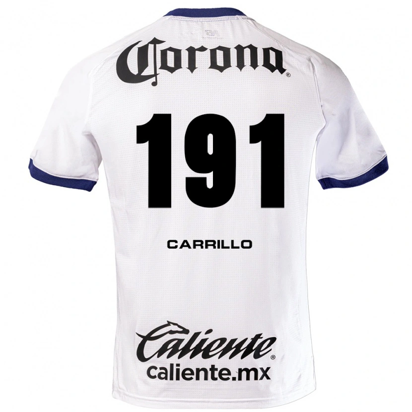 Danxen Dámské Carlos Carrillo #191 Bílá Modrá Černá Daleko Hráčské Dresy 2026/27 Dres