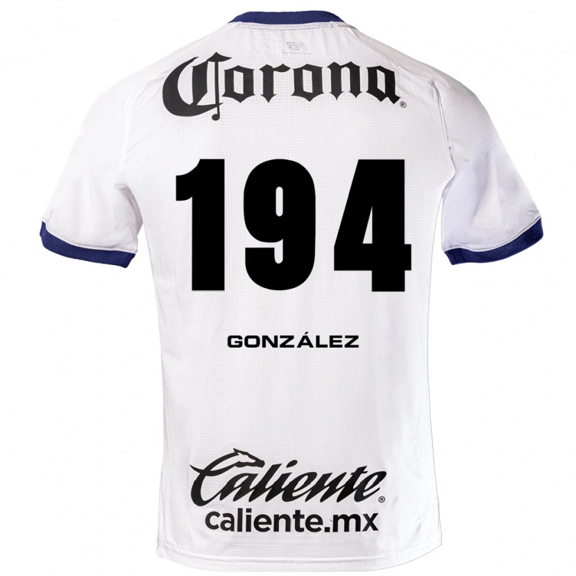 Danxen Dámské Cristopher González #194 Bílá Modrá Černá Daleko Hráčské Dresy 2026/27 Dres