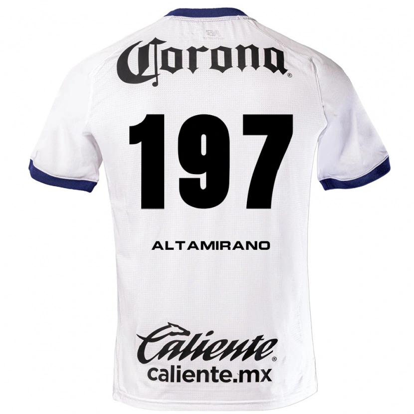 Danxen Dámské Óscar Altamirano #197 Bílá Modrá Černá Daleko Hráčské Dresy 2026/27 Dres