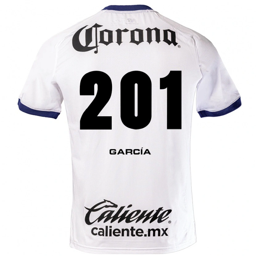 Danxen Dámské Eros García #201 Bílá Modrá Černá Daleko Hráčské Dresy 2026/27 Dres