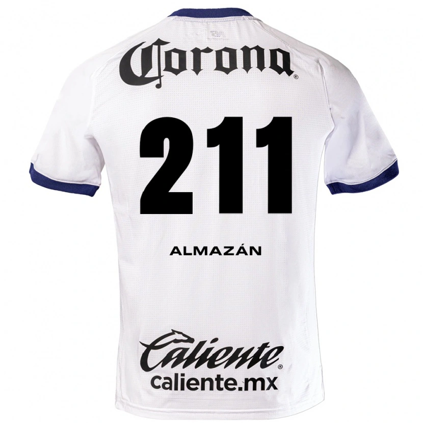 Danxen Dámské Fernando Almazán #211 Bílá Modrá Černá Daleko Hráčské Dresy 2026/27 Dres