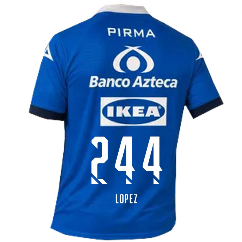 Danxen Dámské Daniel López #244 Modrá Bílá Daleko Hráčské Dresy 2026/27 Dres