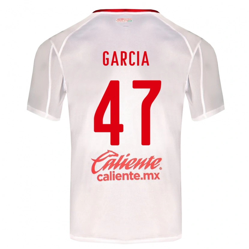 Danxen Dámské Gael García #47 Bílá Zelená Červená Daleko Hráčské Dresy 2026/27 Dres