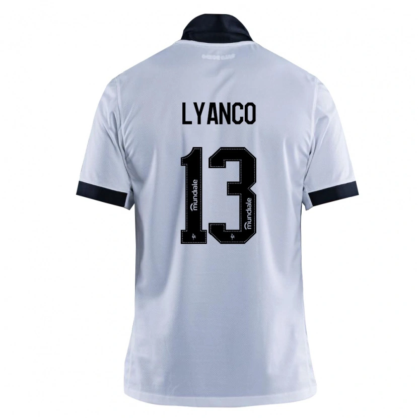 Danxen Dámské Lyanco Evangelista Silveira Neves Vojnović #13 Černá Bílá Daleko Hráčské Dresy 2026/27 Dres