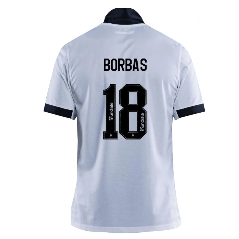 Danxen Dámské Thiago Borbas #18 Černá Bílá Daleko Hráčské Dresy 2026/27 Dres