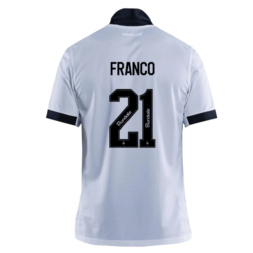 Danxen Dámské Alan Franco #21 Černá Bílá Daleko Hráčské Dresy 2026/27 Dres