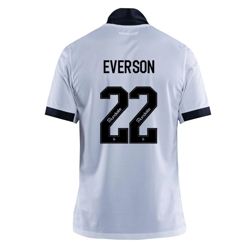 Danxen Dámské Everson Felipe Marques Pires #22 Černá Bílá Daleko Hráčské Dresy 2026/27 Dres