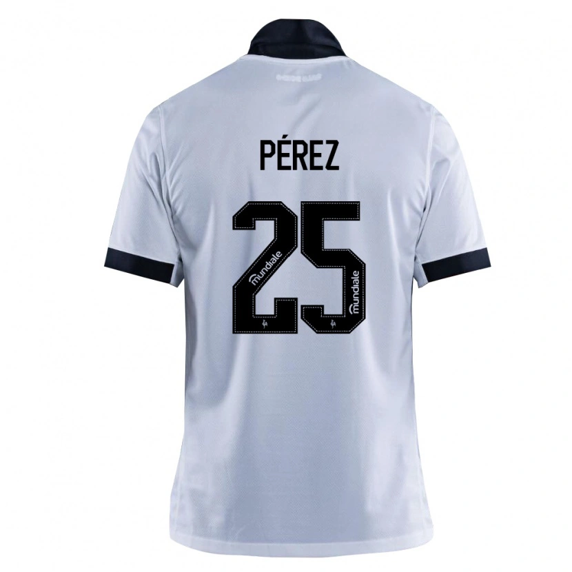 Danxen Dámské Tomás Pérez #25 Černá Bílá Daleko Hráčské Dresy 2026/27 Dres
