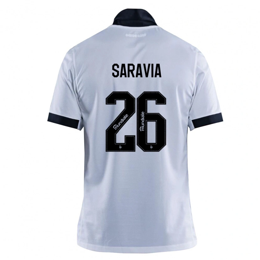 Danxen Dámské Renzo Saravia #26 Černá Bílá Daleko Hráčské Dresy 2026/27 Dres