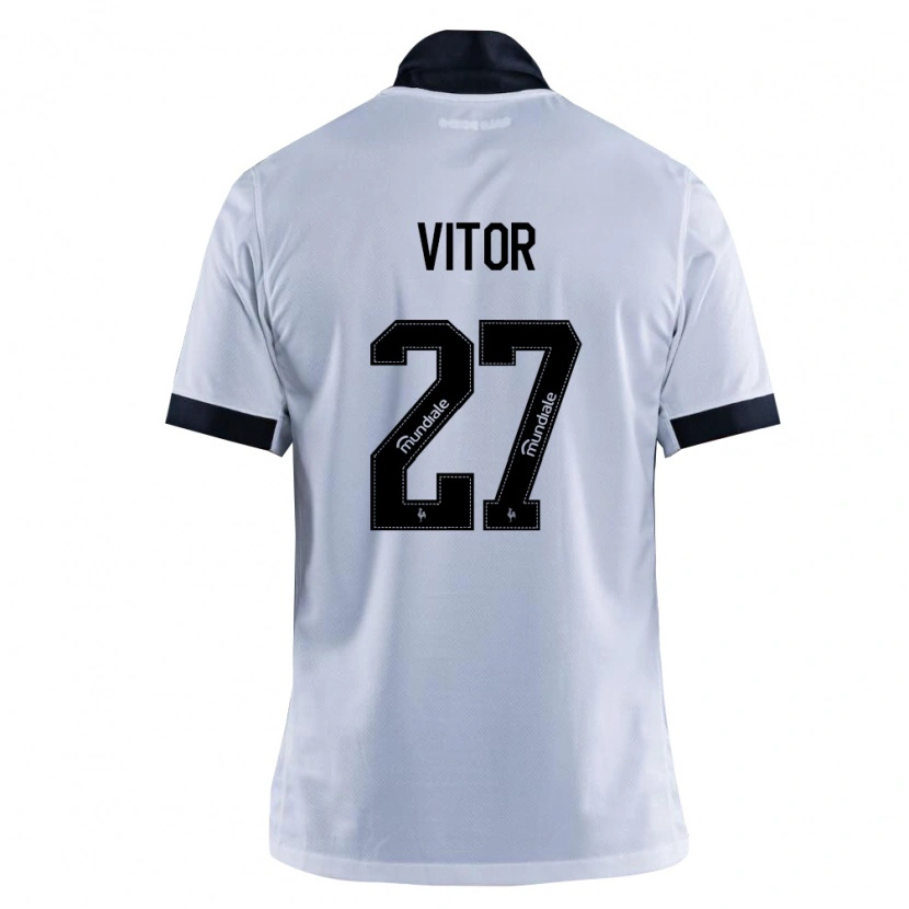 Danxen Dámské Paulo Vitor #27 Černá Bílá Daleko Hráčské Dresy 2026/27 Dres