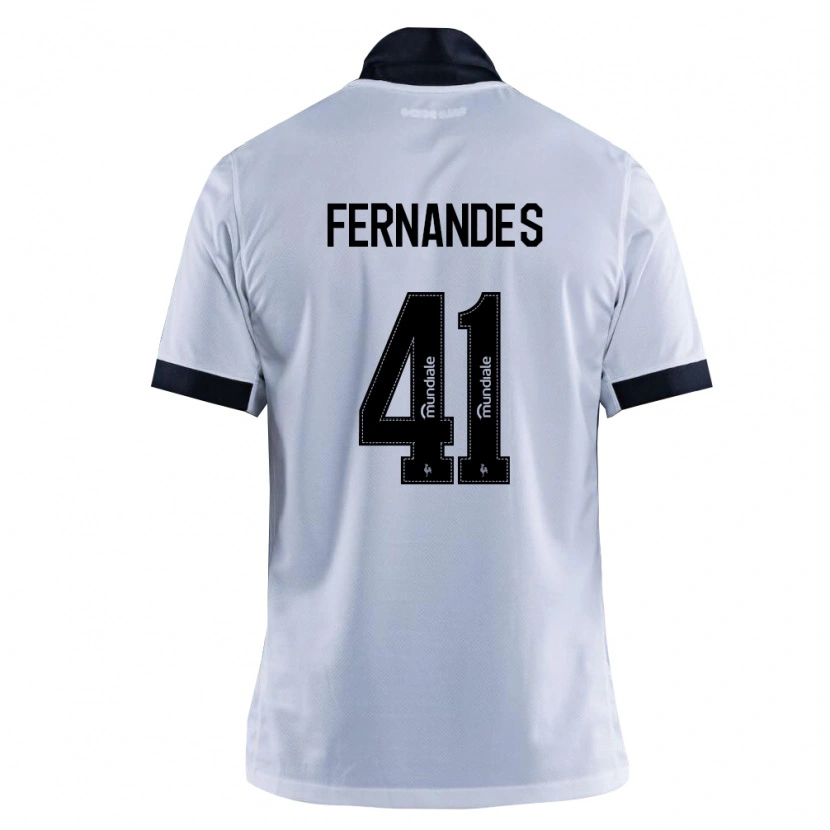 Danxen Dámské Murillo Fernandes #41 Černá Bílá Daleko Hráčské Dresy 2026/27 Dres