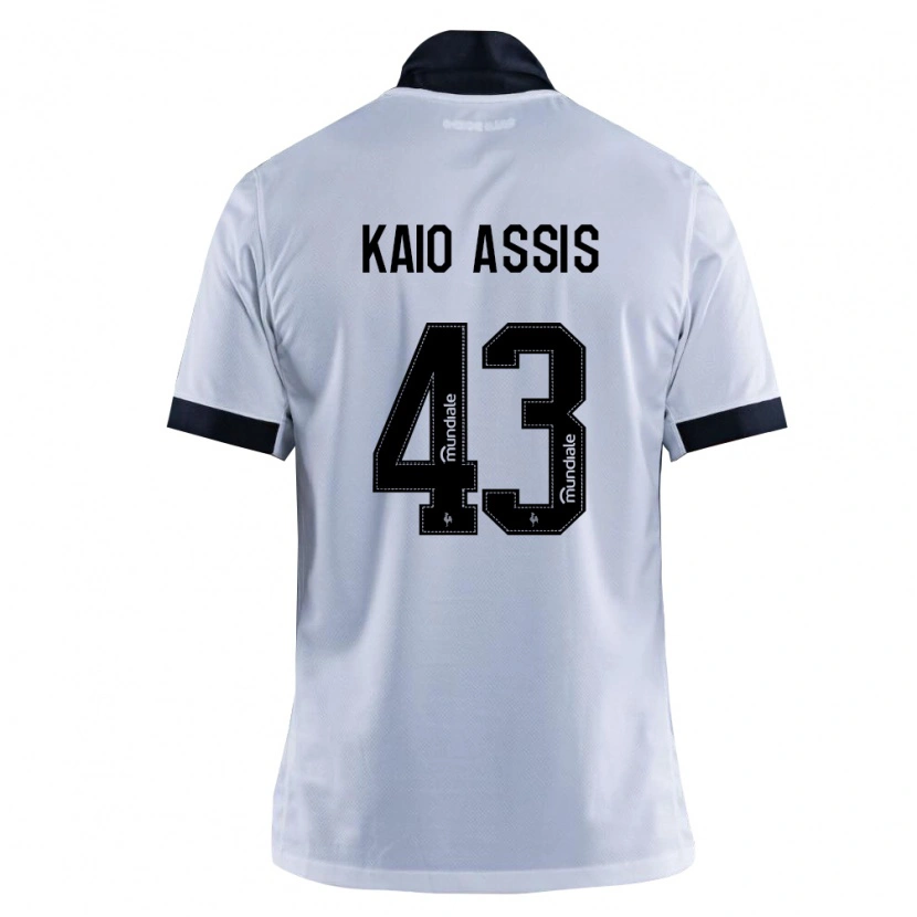 Danxen Dámské Kaio Assis #43 Černá Bílá Daleko Hráčské Dresy 2026/27 Dres