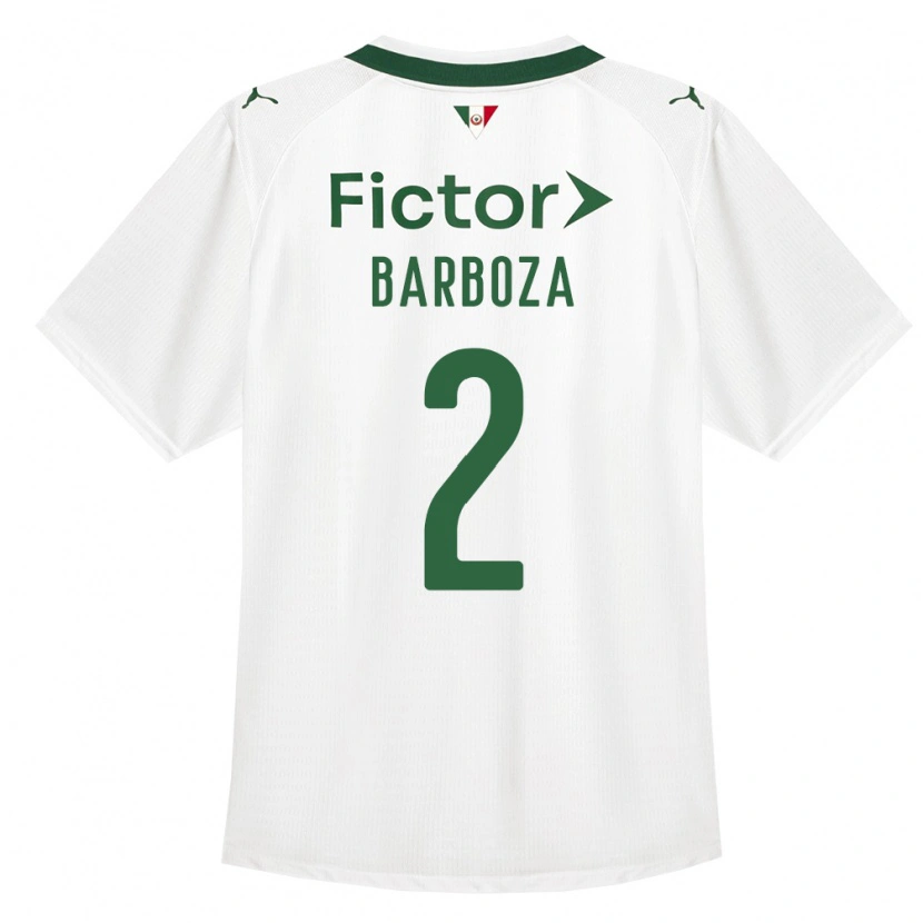 Danxen Dámské Alexander Barboza #2 Zelená Bílá Daleko Hráčské Dresy 2026/27 Dres