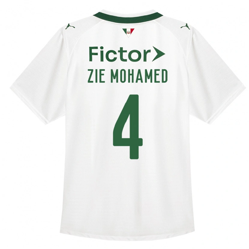 Danxen Dámské Kone Zie Mohamed #4 Zelená Bílá Daleko Hráčské Dresy 2026/27 Dres