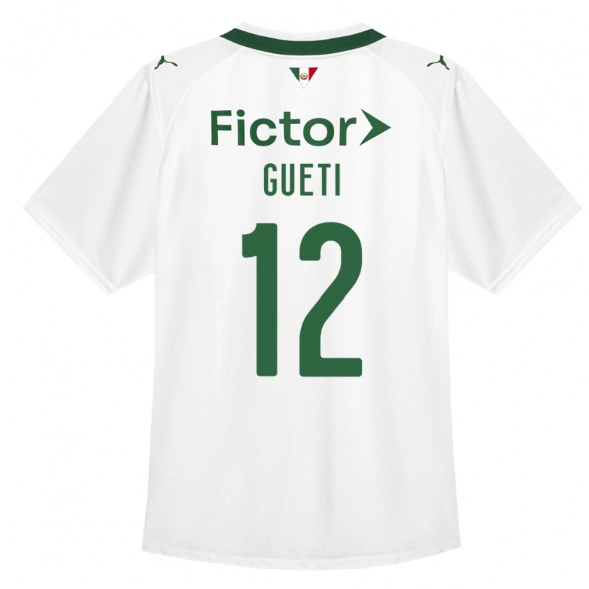 Danxen Dámské Rodrigo Gueti #12 Zelená Bílá Daleko Hráčské Dresy 2026/27 Dres