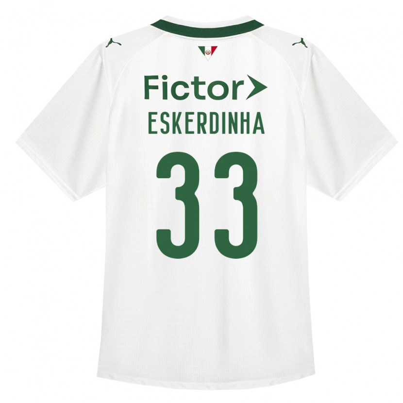 Danxen Dámské Eskerdinha #33 Zelená Bílá Daleko Hráčské Dresy 2026/27 Dres