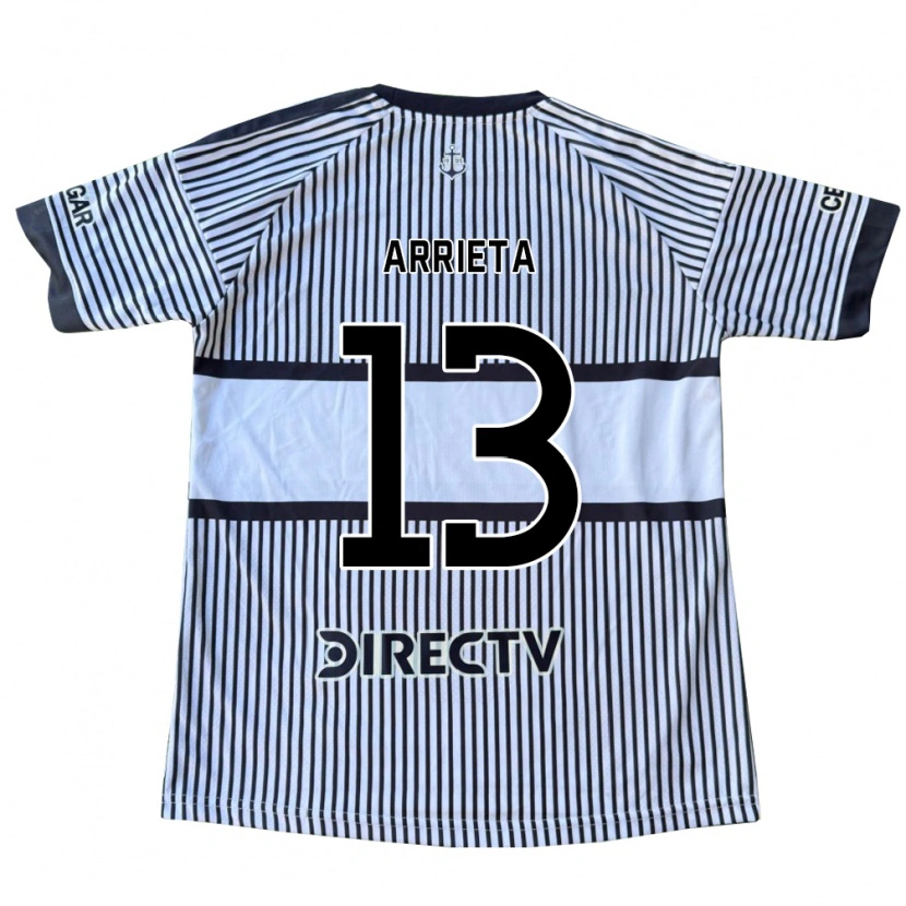 Danxen Dámské Thomas Arrieta #13 Bílá Černá Žlutá Daleko Hráčské Dresy 2026/27 Dres