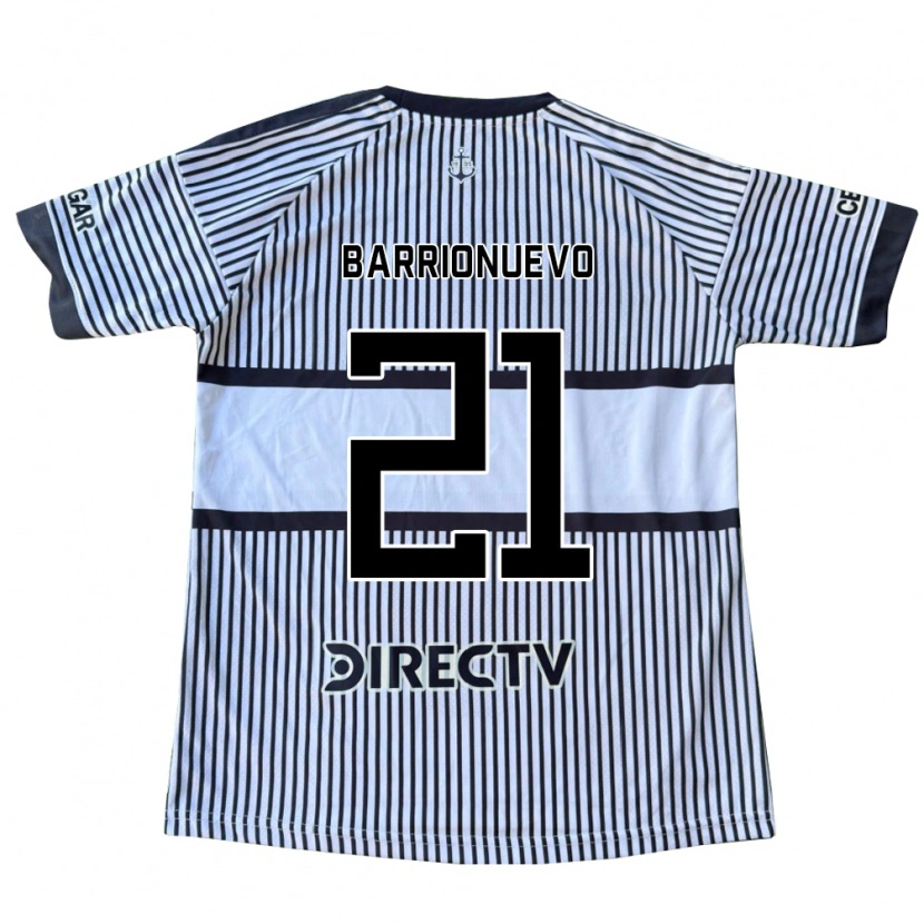 Danxen Dámské Emiliano Barrionuevo #21 Bílá Černá Žlutá Daleko Hráčské Dresy 2026/27 Dres