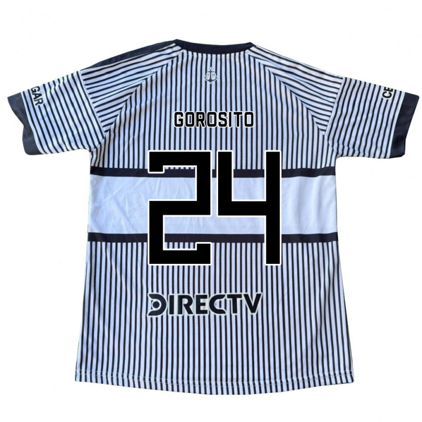 Danxen Dámské Dylan Gorosito #24 Bílá Černá Žlutá Daleko Hráčské Dresy 2026/27 Dres
