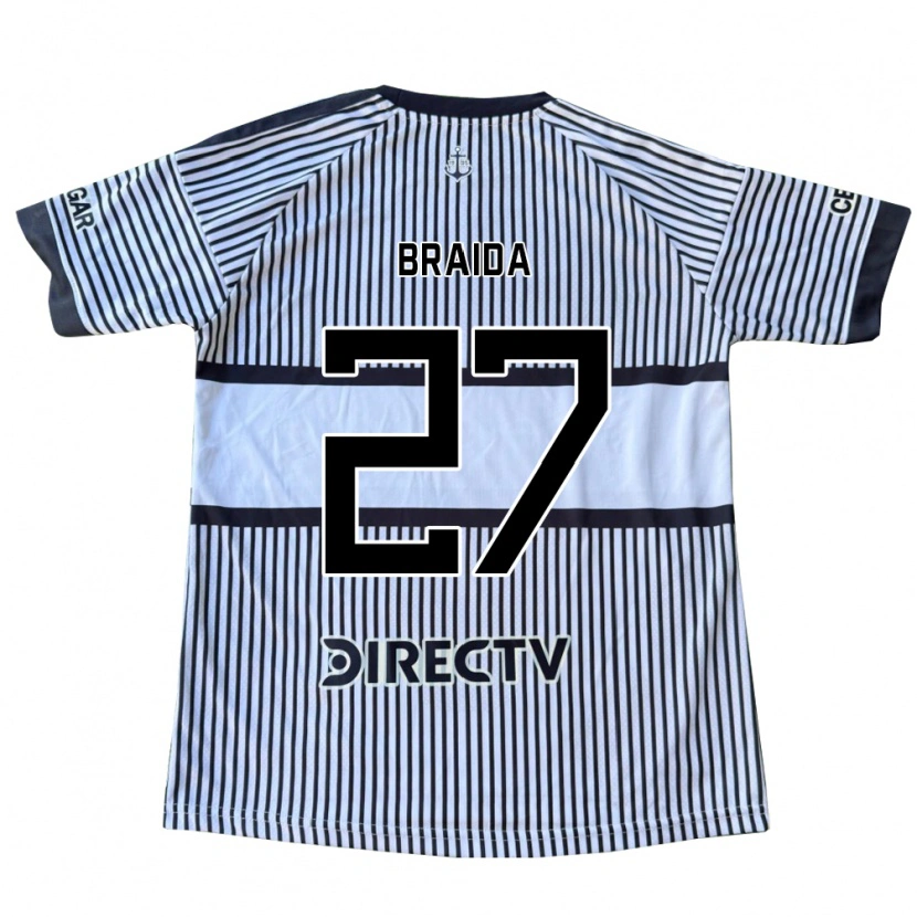 Danxen Dámské Malcom Braida #27 Bílá Černá Žlutá Daleko Hráčské Dresy 2026/27 Dres