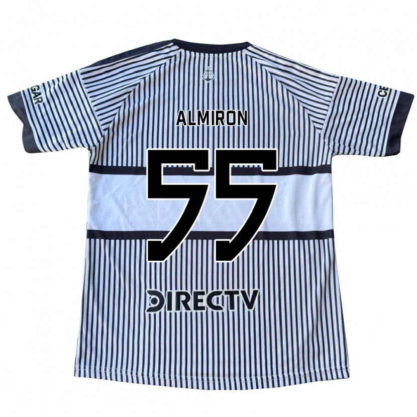 Danxen Dámské Ezequiel Almiron #55 Bílá Černá Žlutá Daleko Hráčské Dresy 2026/27 Dres