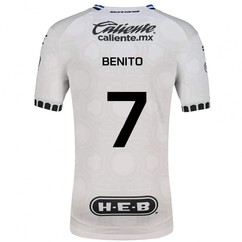Danxen Dámské Iker Benito #7 Bílá Černá Modrá Domů Hráčské Dresy 2026/27 Dres