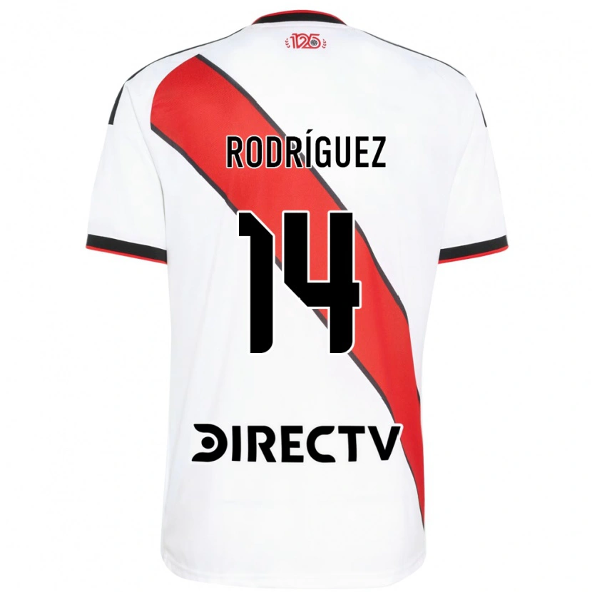Danxen Dětské Benjamín Rodríguez #14 Červená Bílá Černá Domů Hráčské Dresy 2026/27 Dres