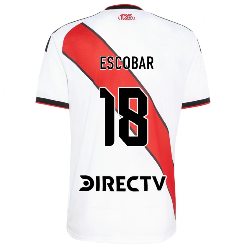 Danxen Dětské Galo Escobar #18 Červená Bílá Černá Domů Hráčské Dresy 2026/27 Dres