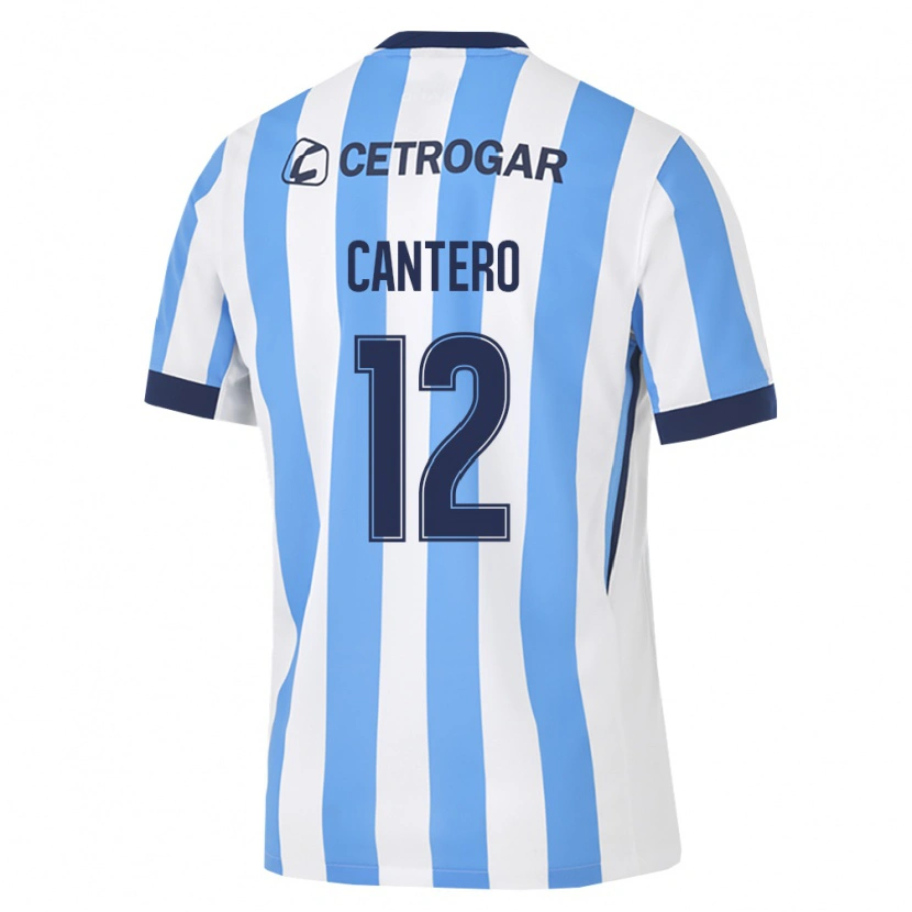 Danxen Dětské Milton Cantero #12 Světle Modrá Bílá Černá Domů Hráčské Dresy 2026/27 Dres