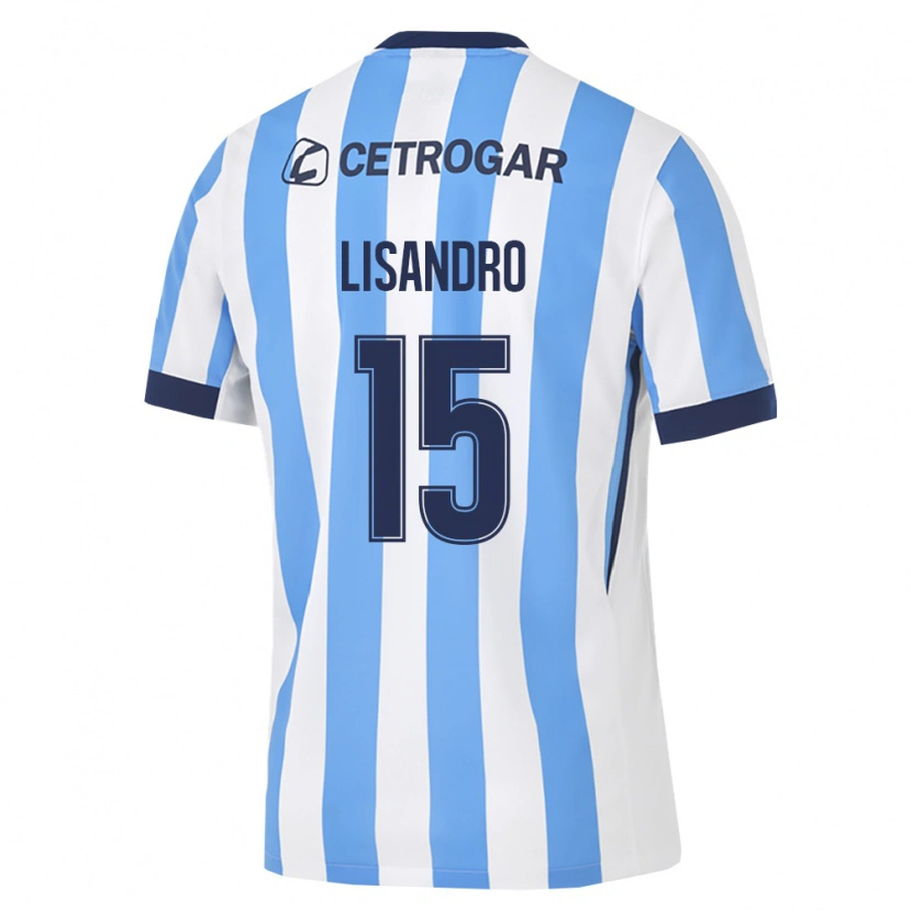 Danxen Dětské Lisandro Lopez #15 Světle Modrá Bílá Černá Domů Hráčské Dresy 2026/27 Dres