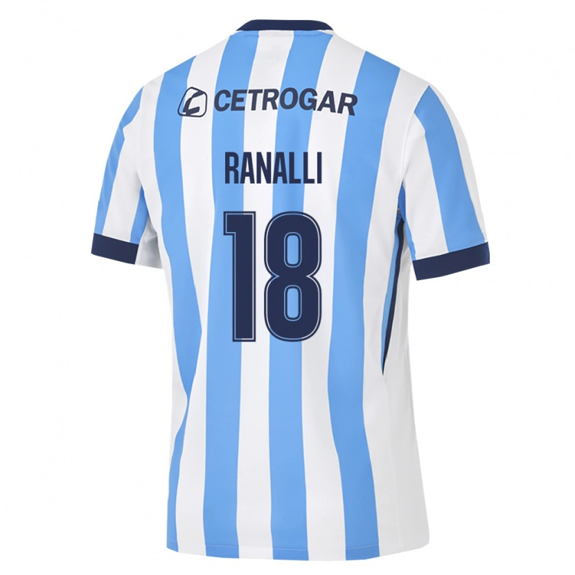 Danxen Dětské Santiago Ranalli #18 Světle Modrá Bílá Černá Domů Hráčské Dresy 2026/27 Dres