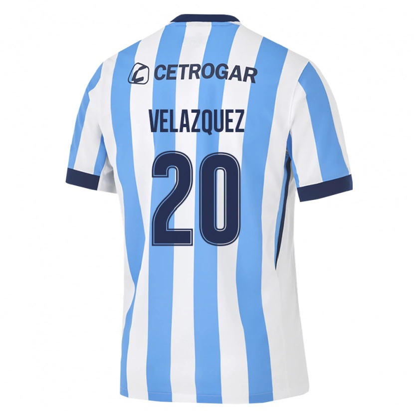 Danxen Dětské Joán Velazquez #20 Světle Modrá Bílá Černá Domů Hráčské Dresy 2026/27 Dres
