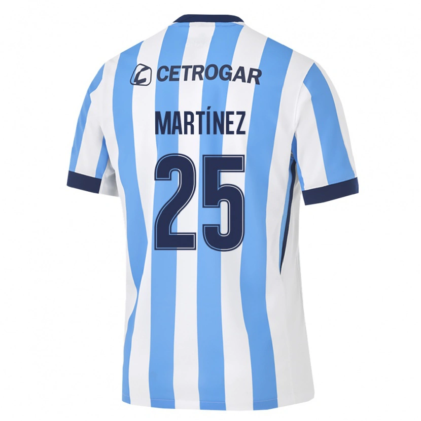 Danxen Dětské Ailén Martínez #25 Světle Modrá Bílá Černá Domů Hráčské Dresy 2026/27 Dres