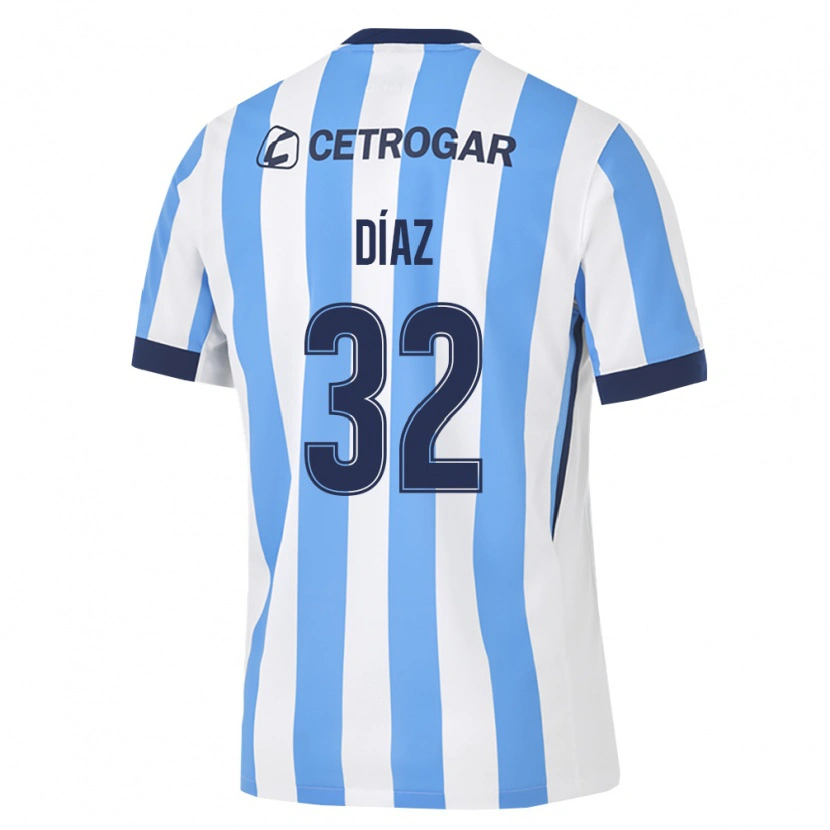 Danxen Dětské Lautaro Díaz #32 Světle Modrá Bílá Černá Domů Hráčské Dresy 2026/27 Dres