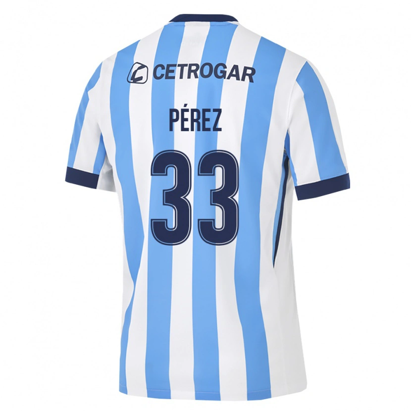 Danxen Dětské Leonel Pérez #33 Světle Modrá Bílá Černá Domů Hráčské Dresy 2026/27 Dres