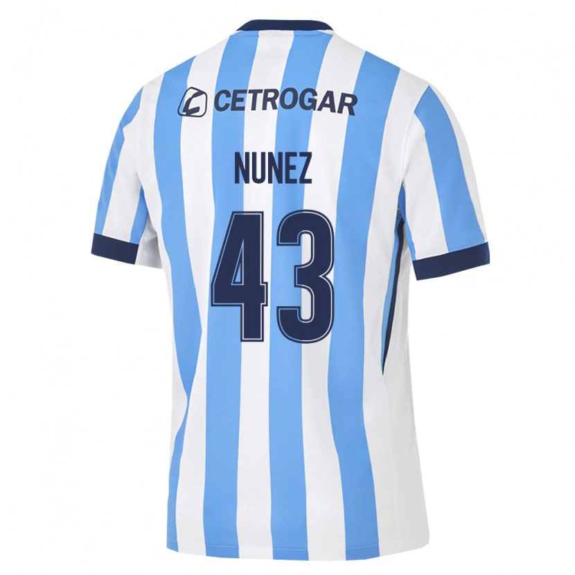 Danxen Dětské Lucas Nunez #43 Světle Modrá Bílá Černá Domů Hráčské Dresy 2026/27 Dres