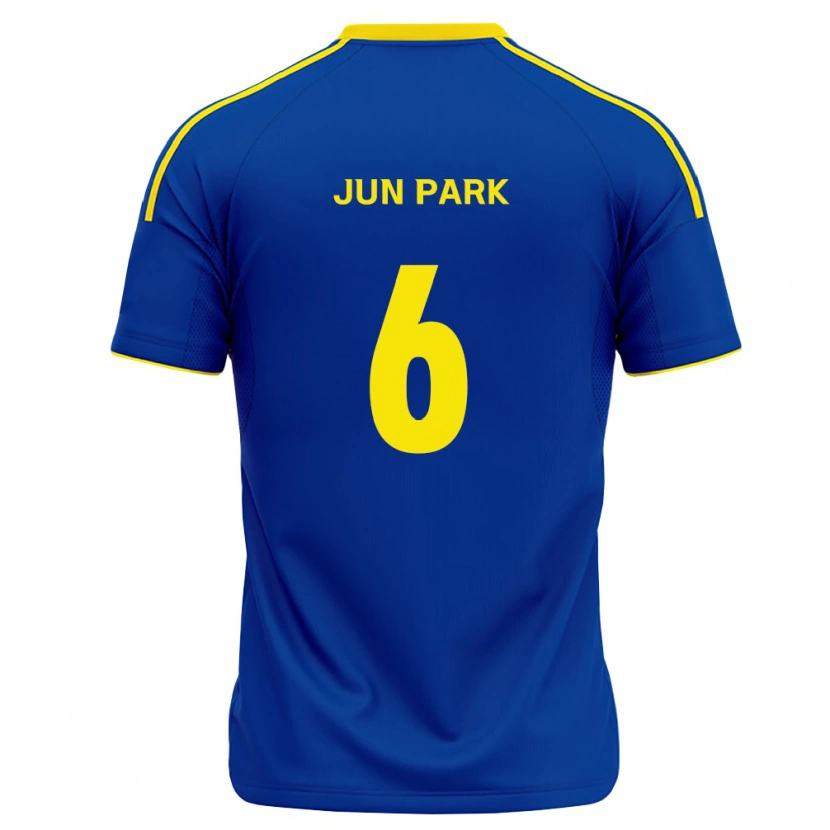 Danxen Dětské Jun Park #6 Královsky Modrá Žlutá Domů Hráčské Dresy 2026/27 Dres