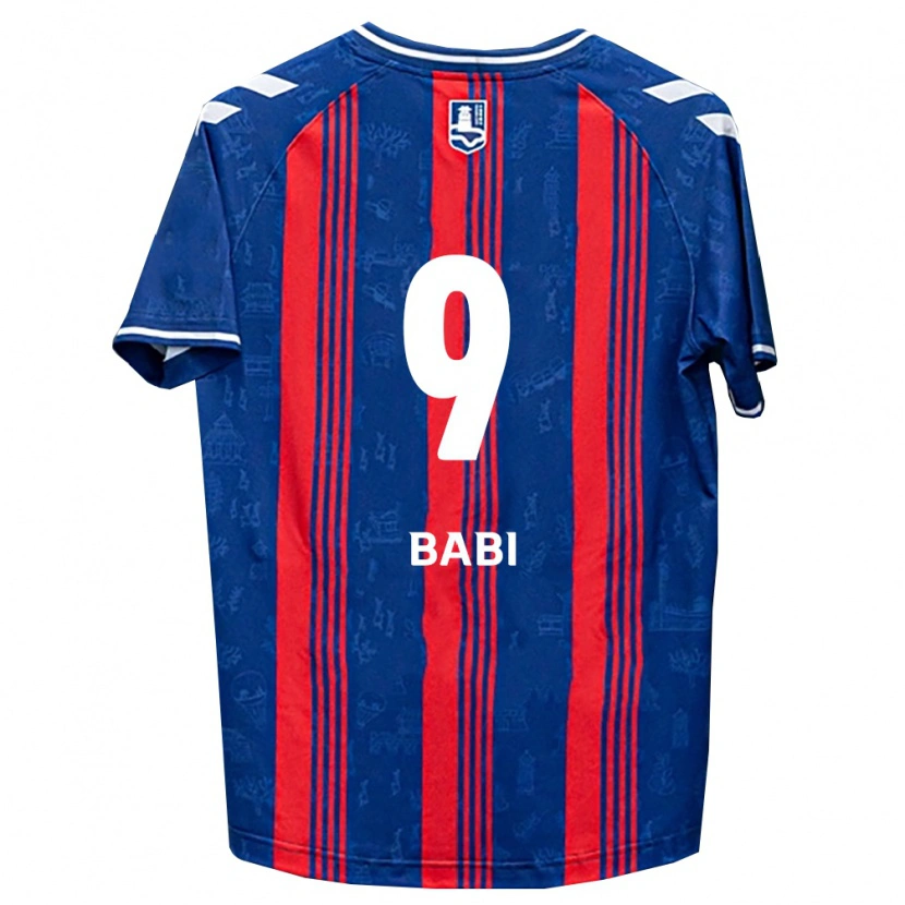 Danxen Dětské Matheus Babi #9 Modrá Červená Bílá Domů Hráčské Dresy 2026/27 Dres