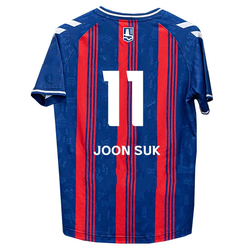 Danxen Dětské Joon-Suk Lee #11 Modrá Červená Bílá Domů Hráčské Dresy 2026/27 Dres