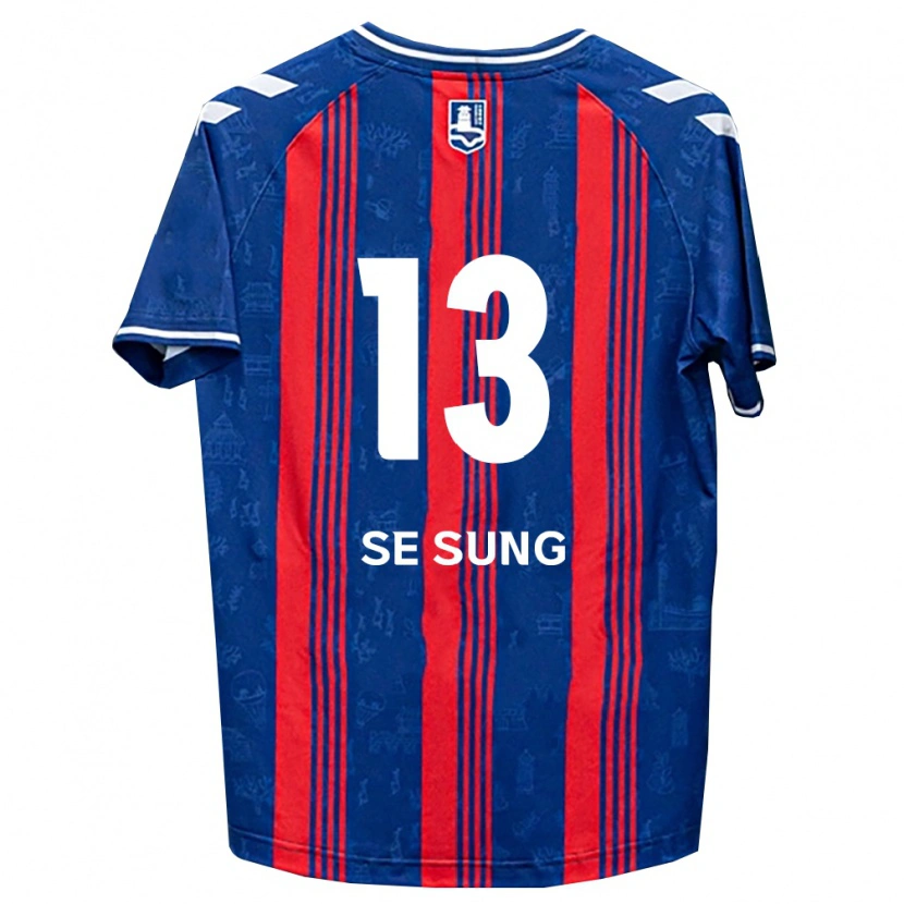 Danxen Dětské Se-Sung Lee #13 Modrá Červená Bílá Domů Hráčské Dresy 2026/27 Dres